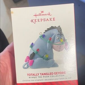 Hallmark Keepsake Eeyore Ornament with Colorful Lights
